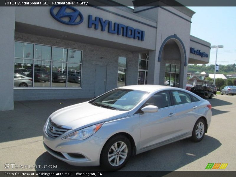Radiant Silver / Gray 2011 Hyundai Sonata GLS