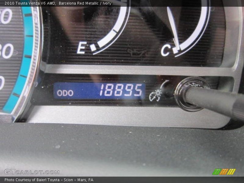 Barcelona Red Metallic / Ivory 2010 Toyota Venza V6 AWD