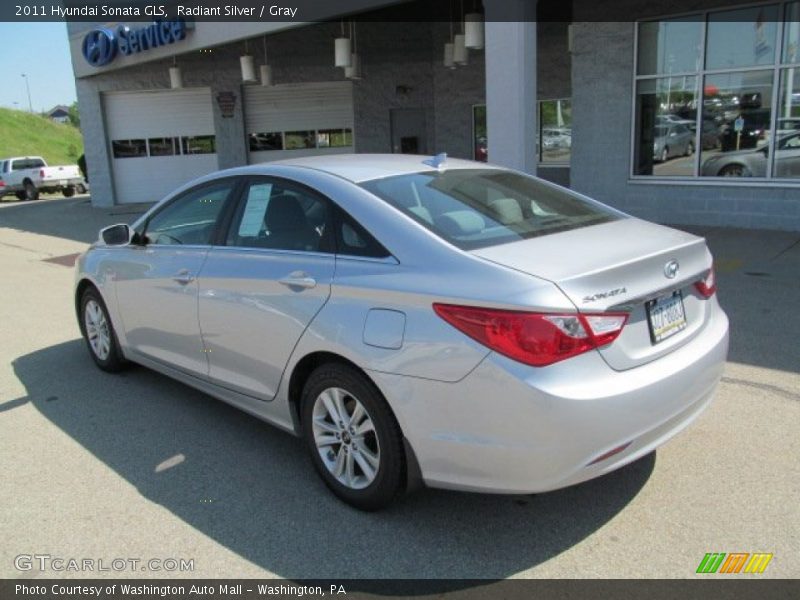 Radiant Silver / Gray 2011 Hyundai Sonata GLS