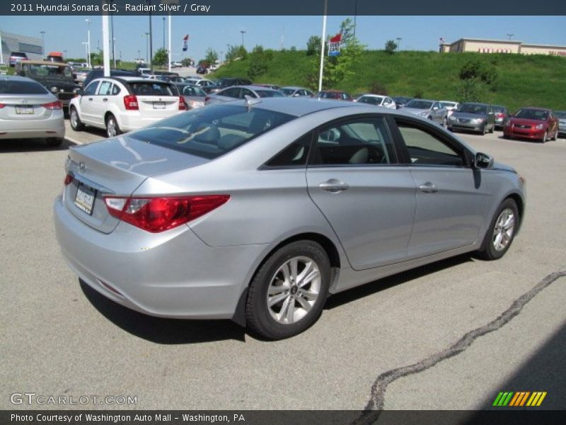 Radiant Silver / Gray 2011 Hyundai Sonata GLS