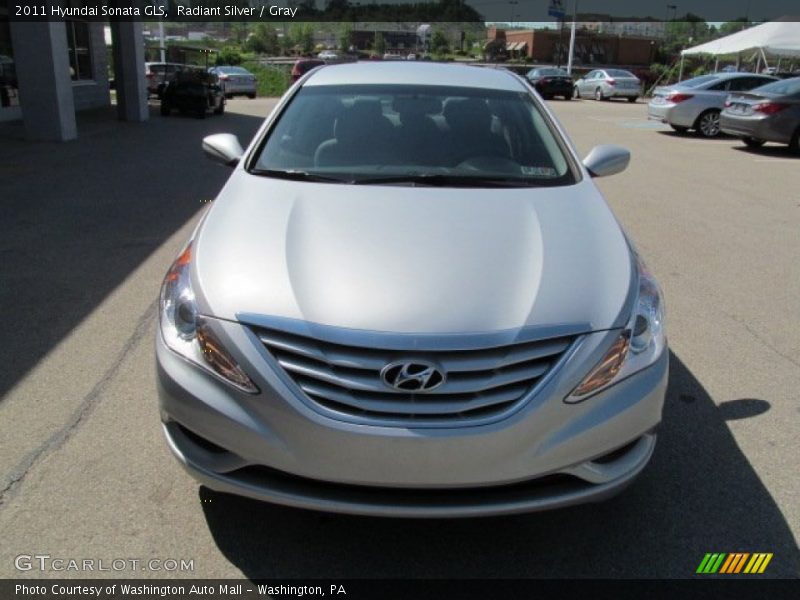 Radiant Silver / Gray 2011 Hyundai Sonata GLS