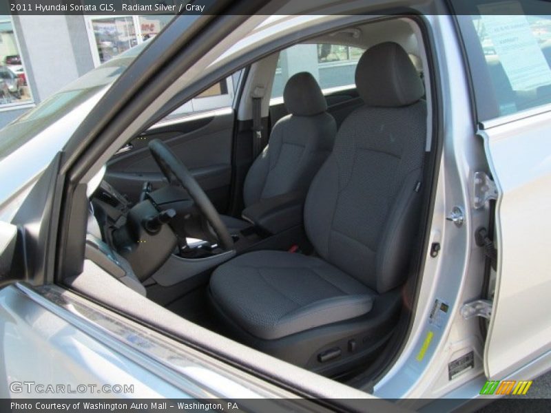 Radiant Silver / Gray 2011 Hyundai Sonata GLS