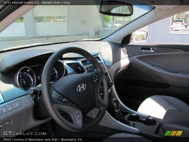 Radiant Silver / Gray 2011 Hyundai Sonata GLS