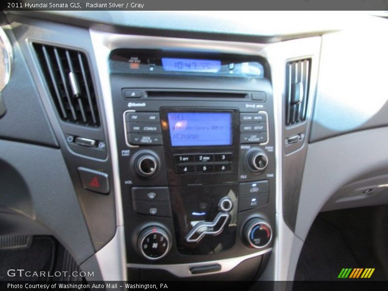 Radiant Silver / Gray 2011 Hyundai Sonata GLS
