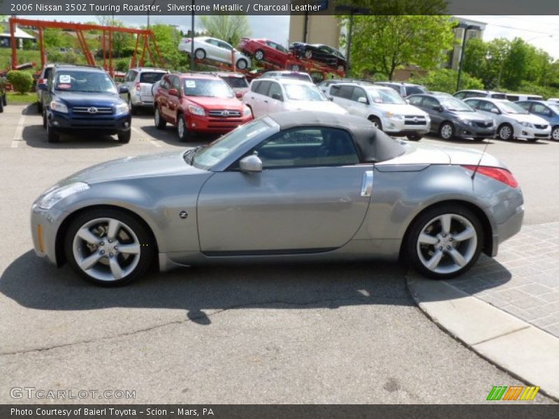 Silverstone Metallic / Charcoal Leather 2006 Nissan 350Z Touring Roadster