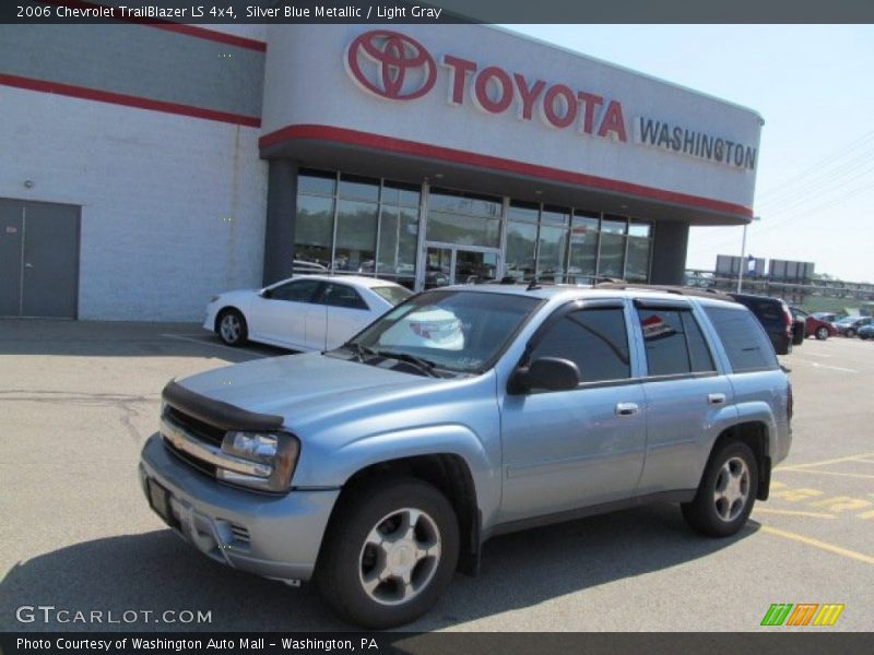 Silver Blue Metallic / Light Gray 2006 Chevrolet TrailBlazer LS 4x4