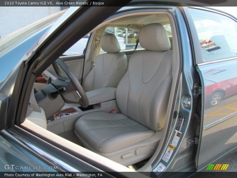 Aloe Green Metallic / Bisque 2010 Toyota Camry XLE V6