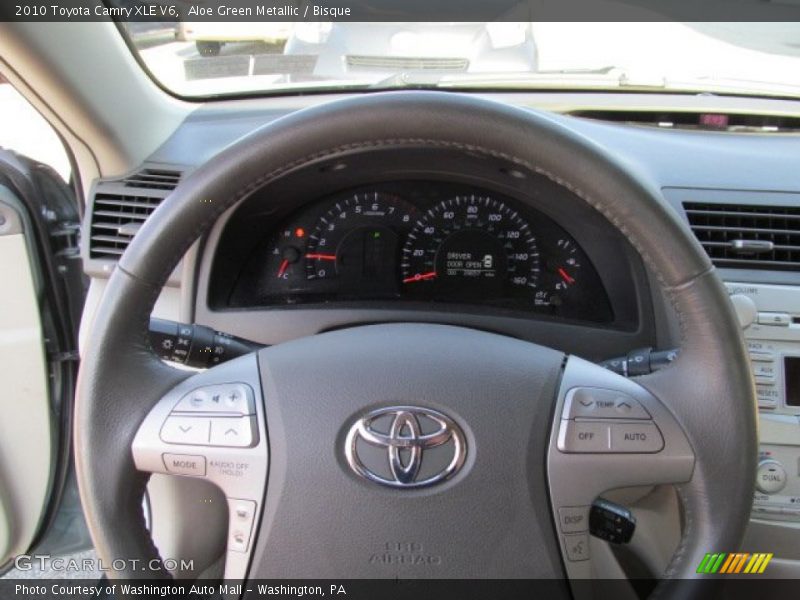 Aloe Green Metallic / Bisque 2010 Toyota Camry XLE V6