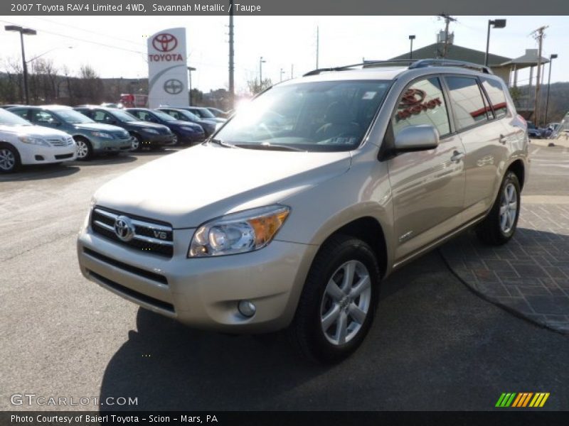 Savannah Metallic / Taupe 2007 Toyota RAV4 Limited 4WD