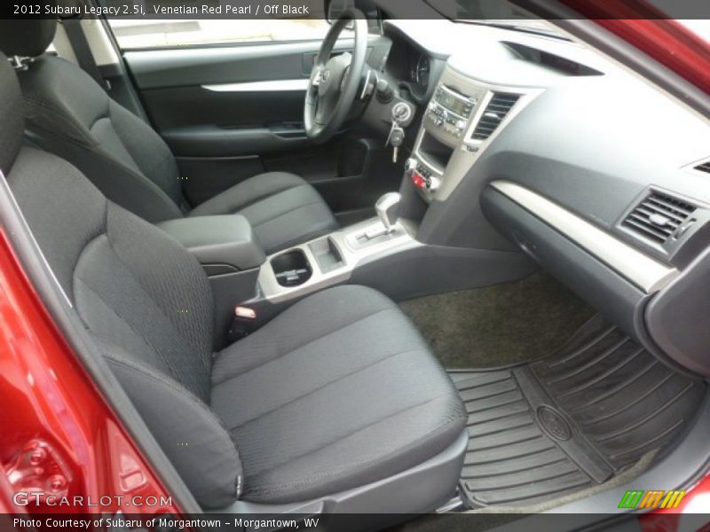 Venetian Red Pearl / Off Black 2012 Subaru Legacy 2.5i