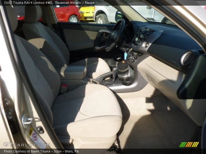 Savannah Metallic / Taupe 2007 Toyota RAV4 Limited 4WD