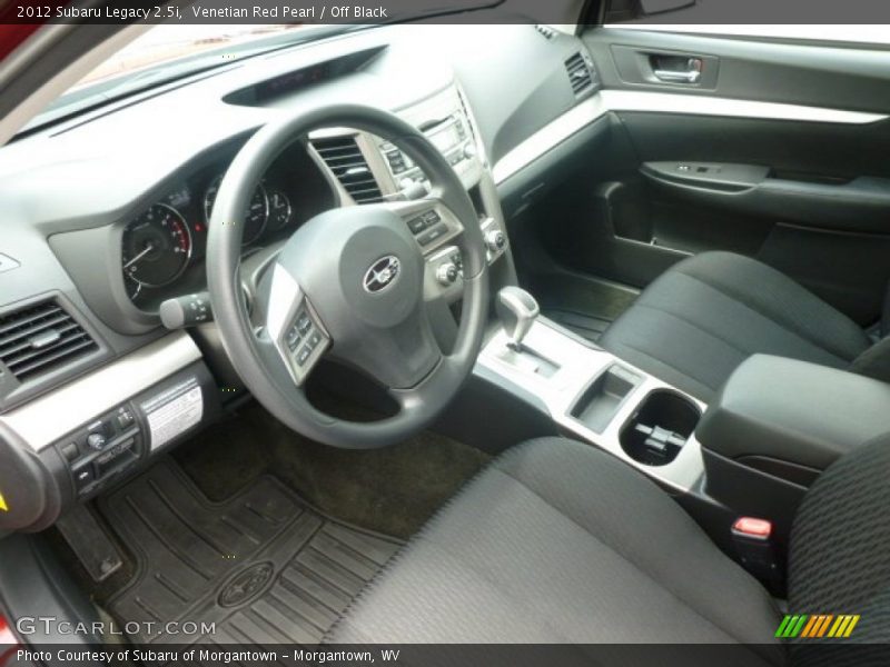 Venetian Red Pearl / Off Black 2012 Subaru Legacy 2.5i