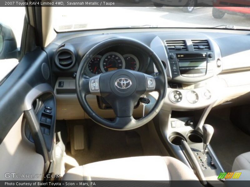 Savannah Metallic / Taupe 2007 Toyota RAV4 Limited 4WD