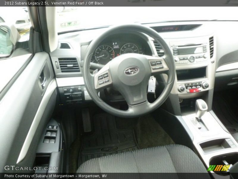 Venetian Red Pearl / Off Black 2012 Subaru Legacy 2.5i