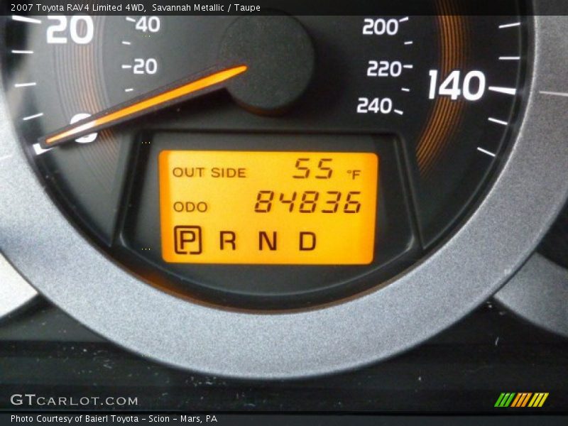 Savannah Metallic / Taupe 2007 Toyota RAV4 Limited 4WD