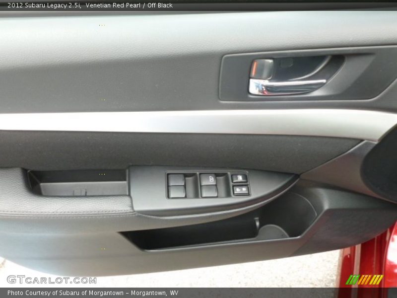 Venetian Red Pearl / Off Black 2012 Subaru Legacy 2.5i