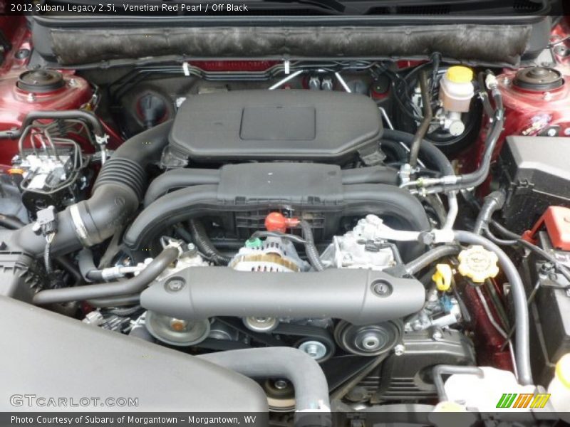 Venetian Red Pearl / Off Black 2012 Subaru Legacy 2.5i