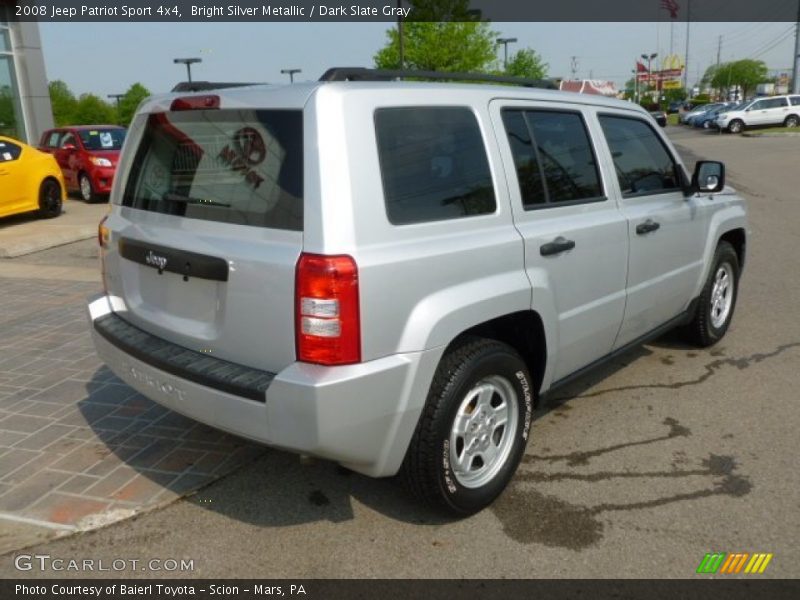 Bright Silver Metallic / Dark Slate Gray 2008 Jeep Patriot Sport 4x4