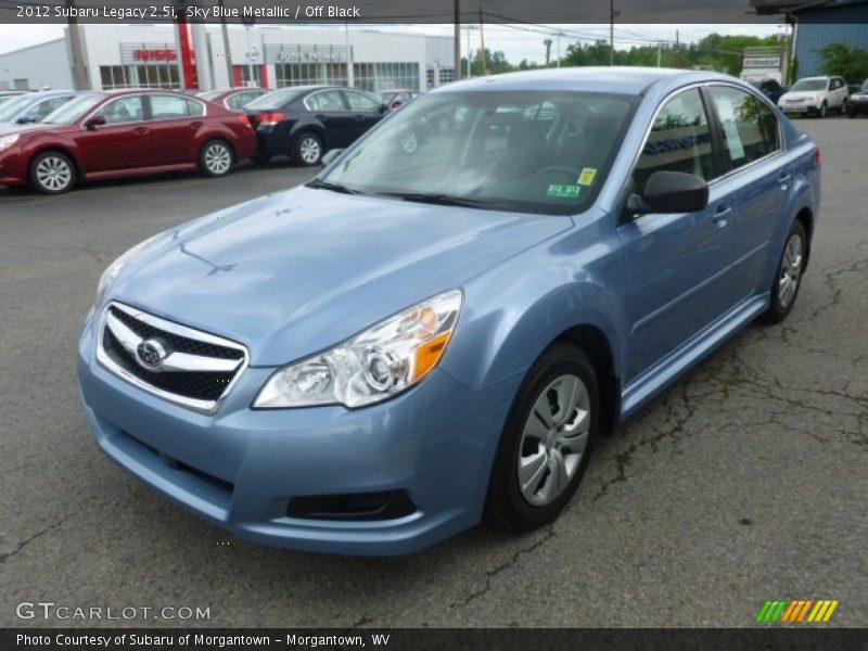 Sky Blue Metallic / Off Black 2012 Subaru Legacy 2.5i