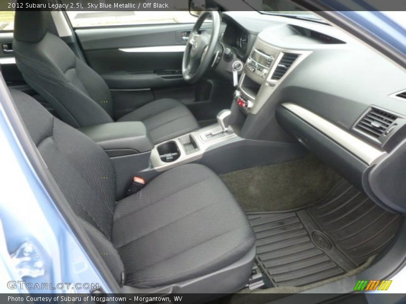 Sky Blue Metallic / Off Black 2012 Subaru Legacy 2.5i