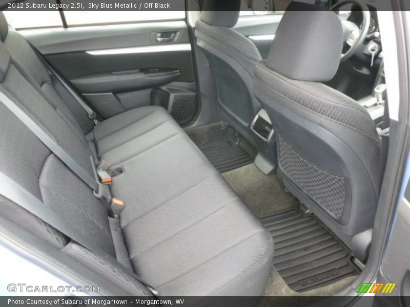 Sky Blue Metallic / Off Black 2012 Subaru Legacy 2.5i
