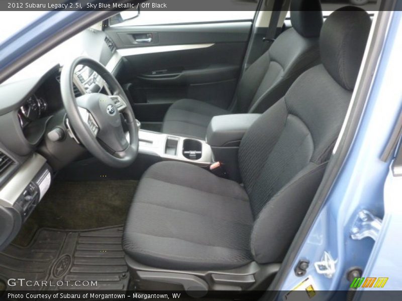 Sky Blue Metallic / Off Black 2012 Subaru Legacy 2.5i