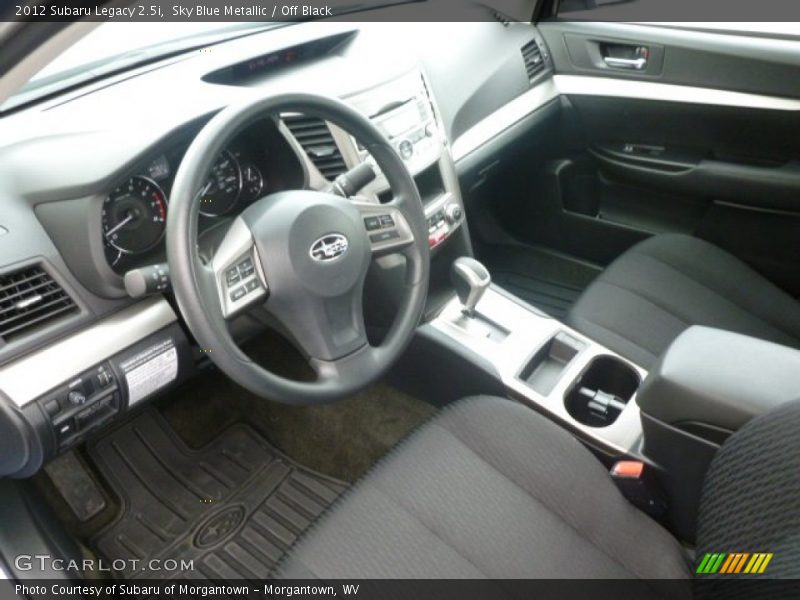 Sky Blue Metallic / Off Black 2012 Subaru Legacy 2.5i