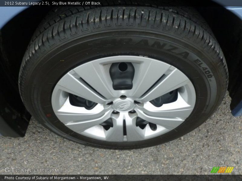 Sky Blue Metallic / Off Black 2012 Subaru Legacy 2.5i