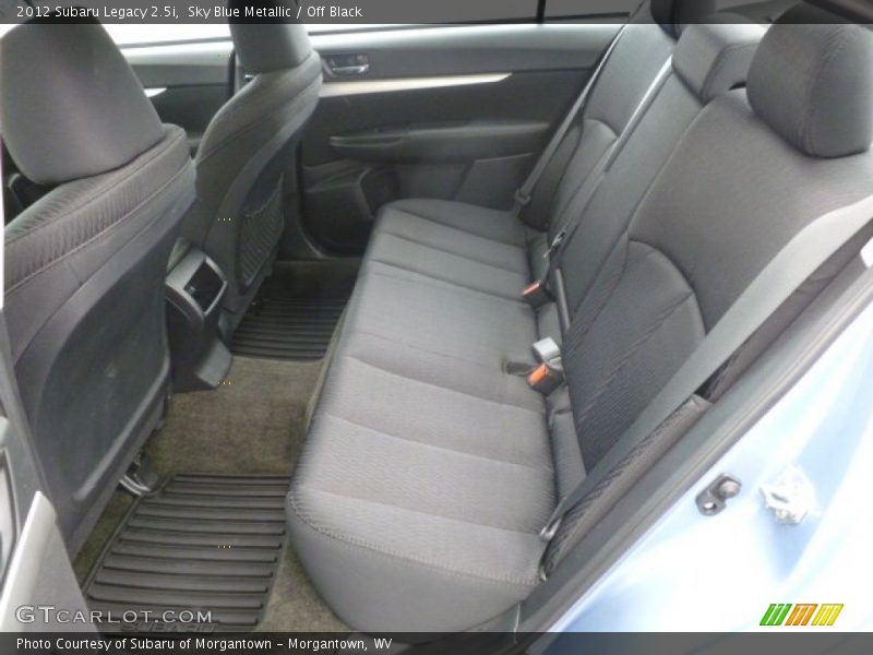 Sky Blue Metallic / Off Black 2012 Subaru Legacy 2.5i