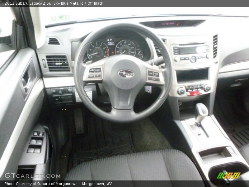 Sky Blue Metallic / Off Black 2012 Subaru Legacy 2.5i