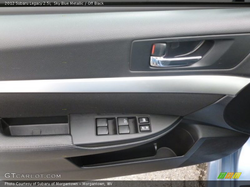 Sky Blue Metallic / Off Black 2012 Subaru Legacy 2.5i