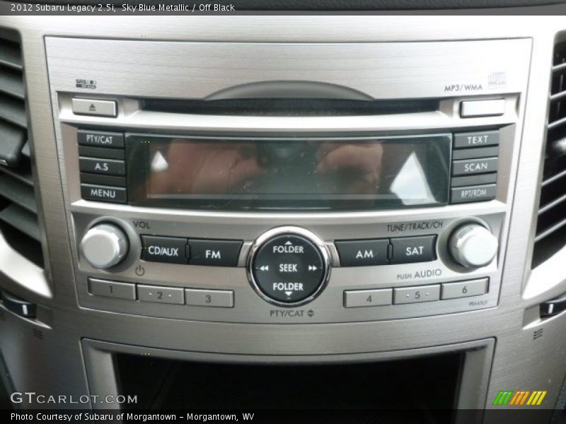 Sky Blue Metallic / Off Black 2012 Subaru Legacy 2.5i