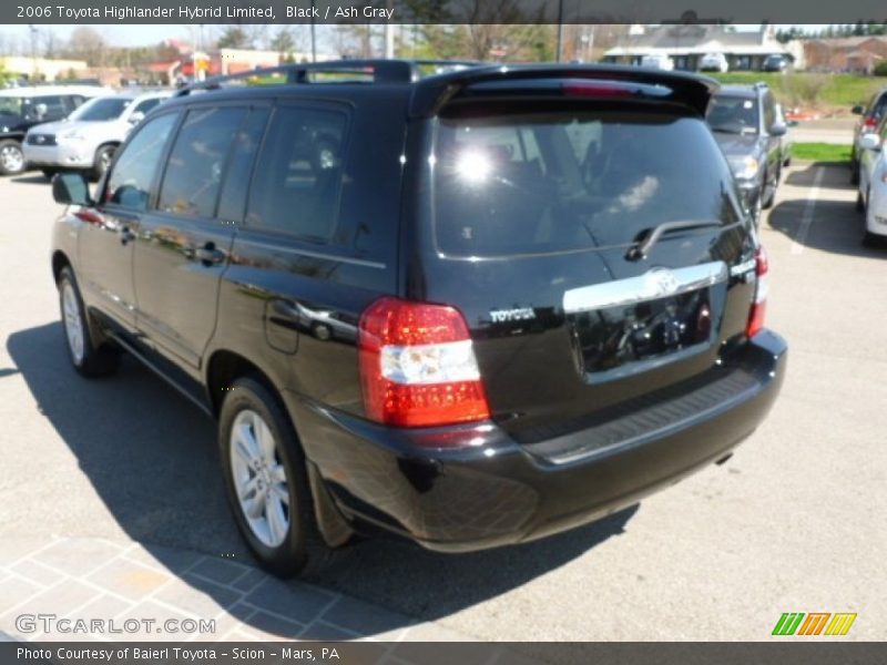 Black / Ash Gray 2006 Toyota Highlander Hybrid Limited