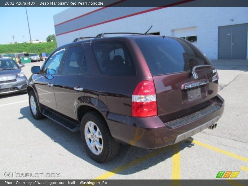 Deep Mahogany Red Pearl / Saddle 2002 Acura MDX