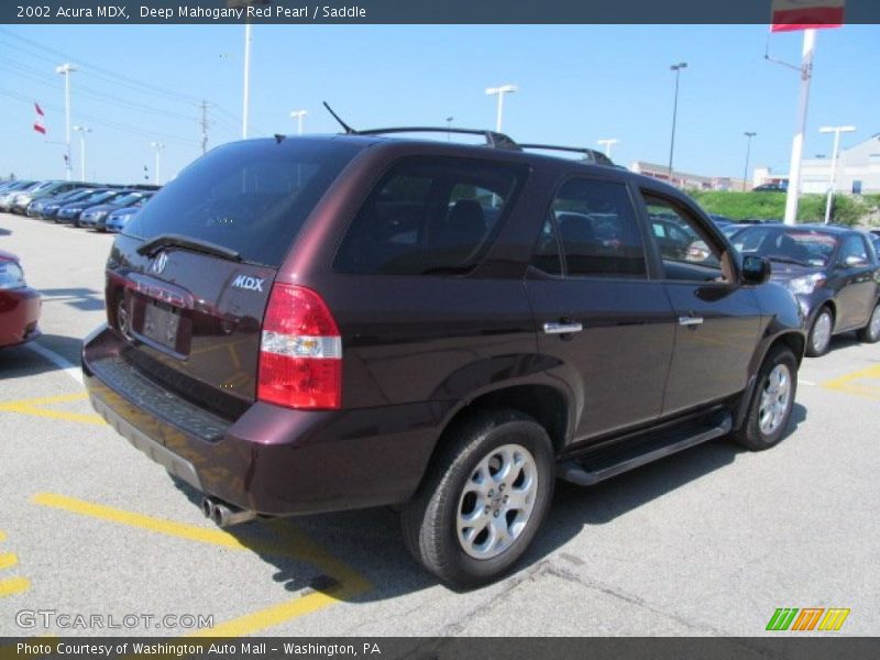 Deep Mahogany Red Pearl / Saddle 2002 Acura MDX