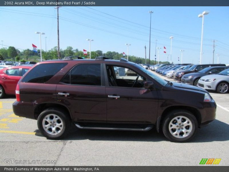 Deep Mahogany Red Pearl / Saddle 2002 Acura MDX