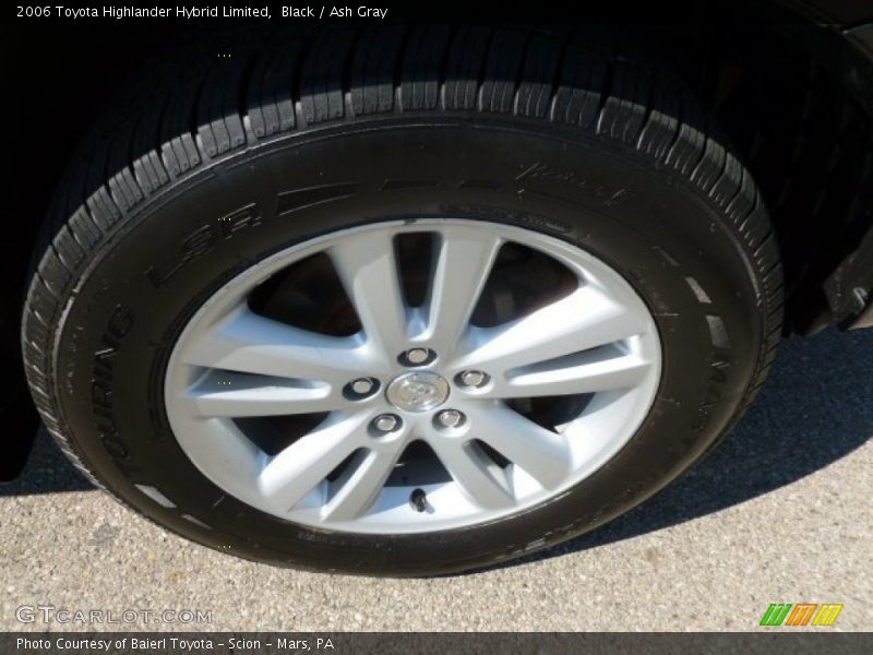 Black / Ash Gray 2006 Toyota Highlander Hybrid Limited