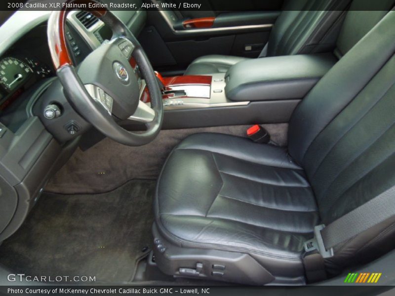  2008 XLR Platinum Edition Roadster Ebony Interior