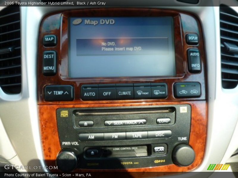 Black / Ash Gray 2006 Toyota Highlander Hybrid Limited