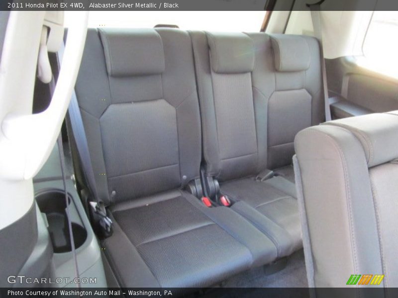 Alabaster Silver Metallic / Black 2011 Honda Pilot EX 4WD
