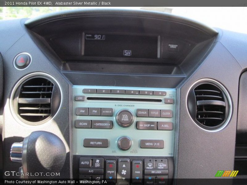 Alabaster Silver Metallic / Black 2011 Honda Pilot EX 4WD