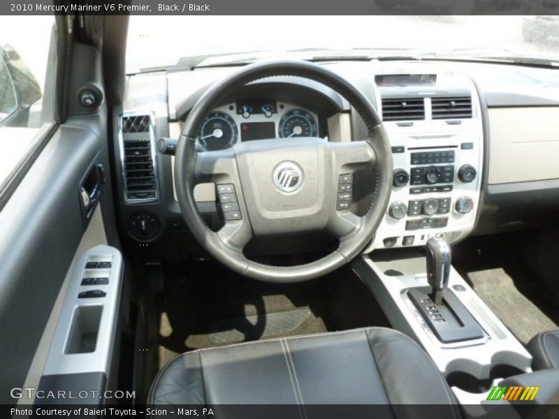 Black / Black 2010 Mercury Mariner V6 Premier