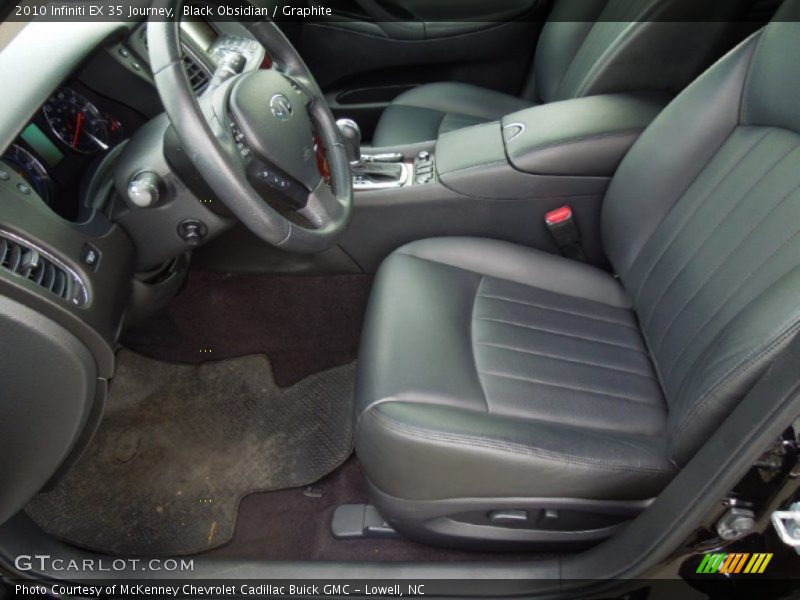 Black Obsidian / Graphite 2010 Infiniti EX 35 Journey