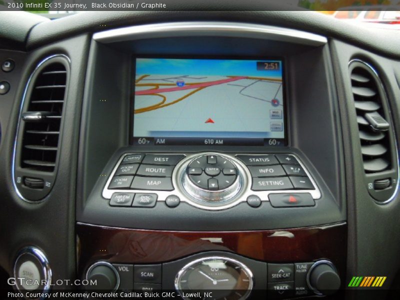 Black Obsidian / Graphite 2010 Infiniti EX 35 Journey