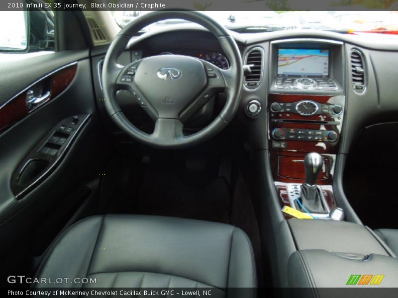 Black Obsidian / Graphite 2010 Infiniti EX 35 Journey