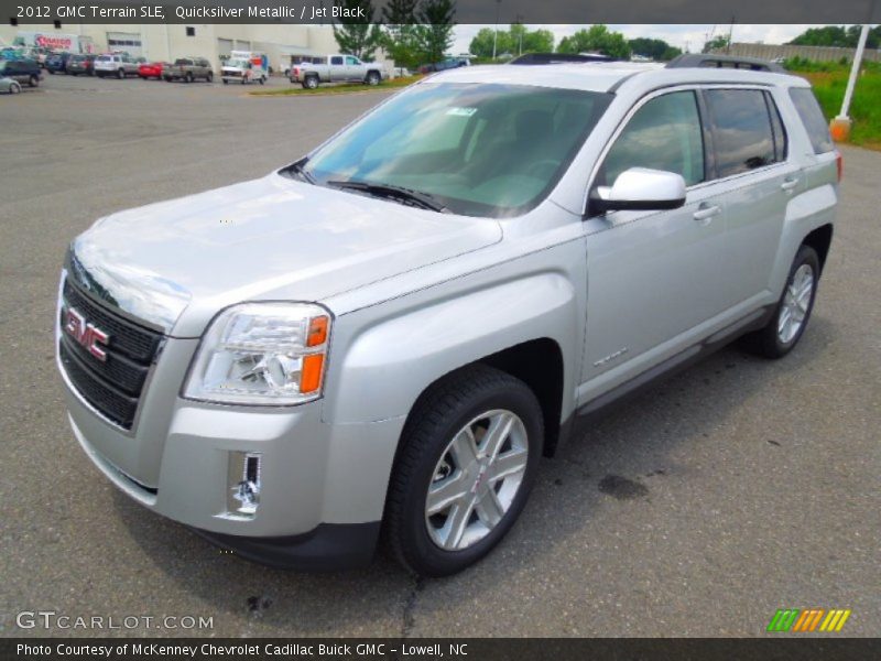 Quicksilver Metallic / Jet Black 2012 GMC Terrain SLE