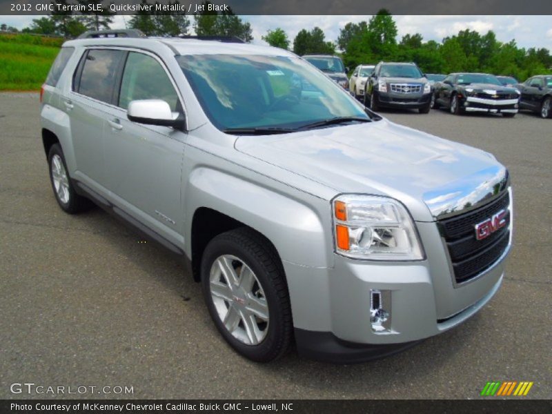 Quicksilver Metallic / Jet Black 2012 GMC Terrain SLE