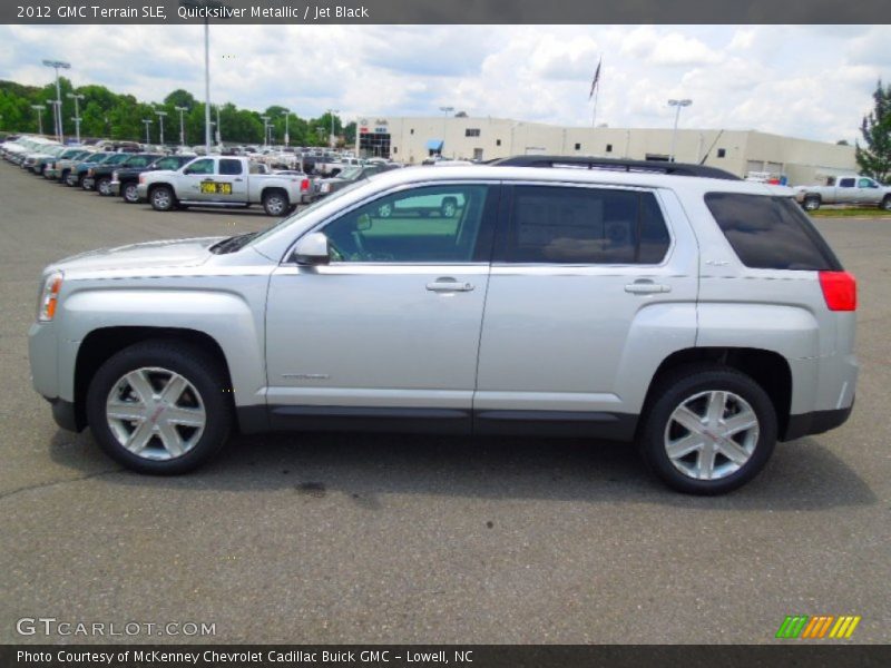 Quicksilver Metallic / Jet Black 2012 GMC Terrain SLE