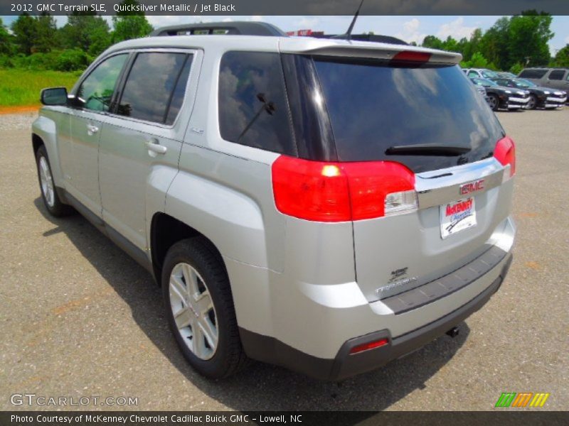 Quicksilver Metallic / Jet Black 2012 GMC Terrain SLE