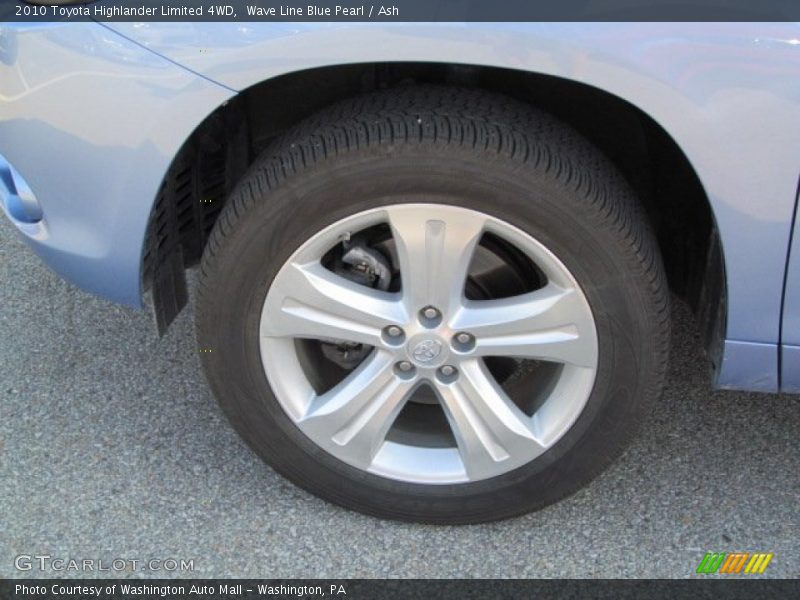 Wave Line Blue Pearl / Ash 2010 Toyota Highlander Limited 4WD